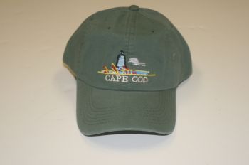 Cape Cod Lighthouse Green Hat