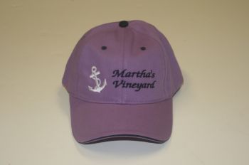 Martha's Vineyard Anchor Purple Hat